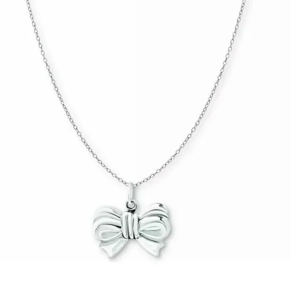 Bow 925 Sterling Silver Giani Bernini Bow 18" Necklace MADE IN ITALY - Picture 3 of 5